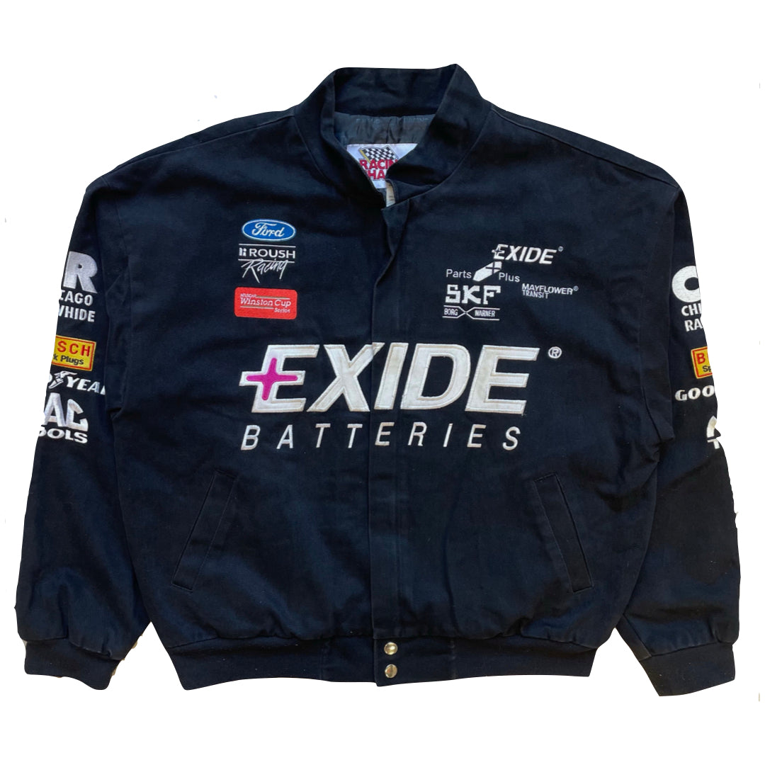 Vintage Exide Batteries Nascar Racing Jacket