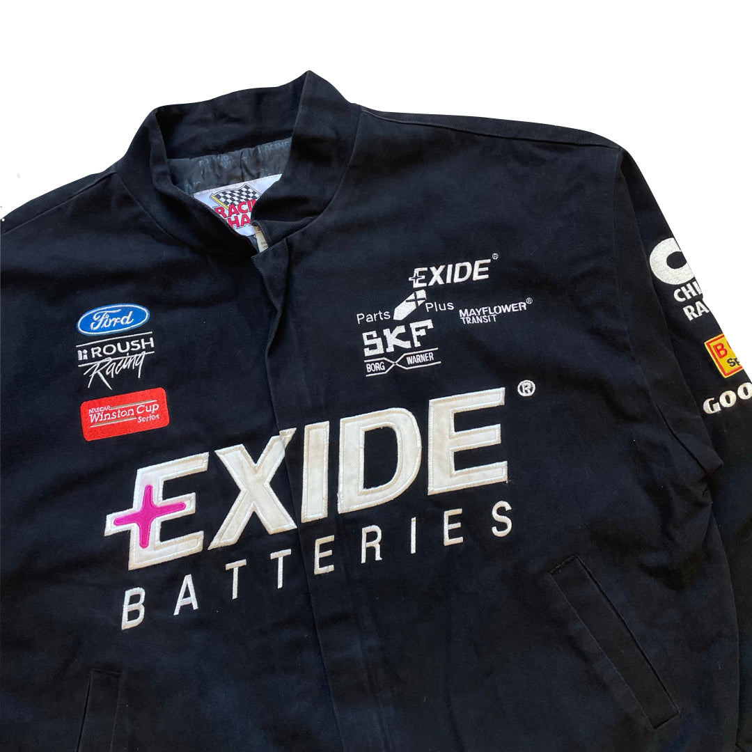 Vintage Exide Batteries Nascar Racing Jacket