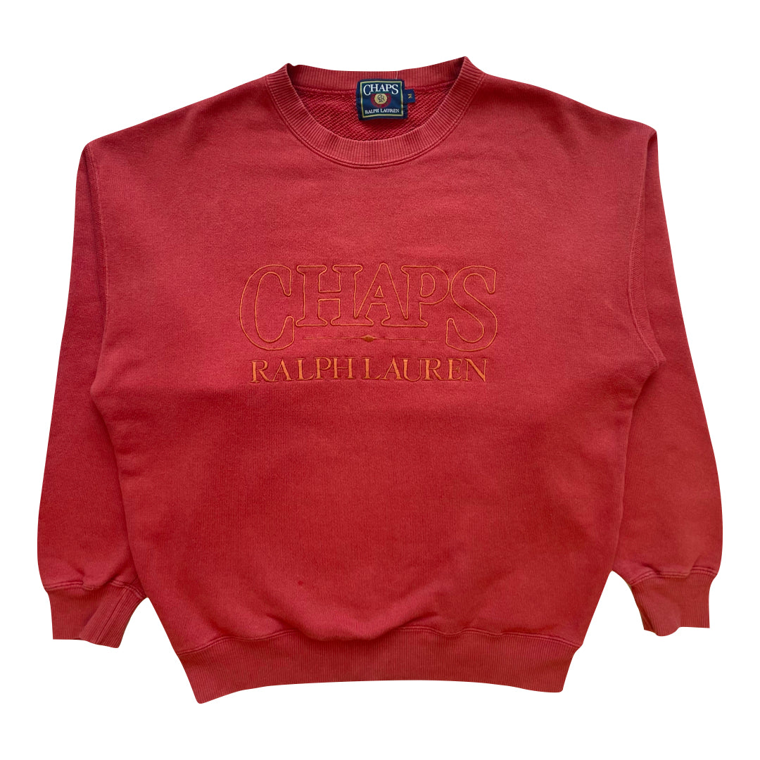Chaps Ralph Lauren Orange Sweatshirt