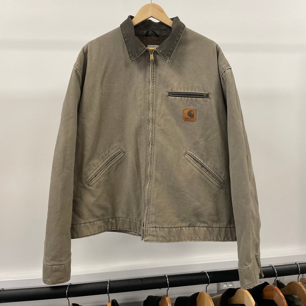 Vintage Carhartt Beige Detroit Jacket