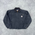 Vintage Carhartt Faded Black Detroit Jacket