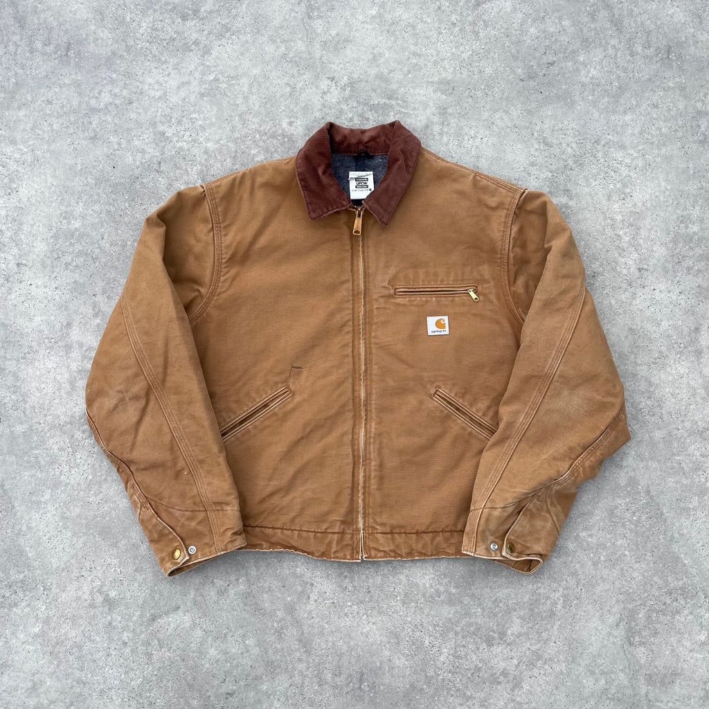 Vintage Carhartt Light Brown Detroit Jacket