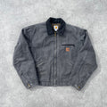 Vintage Carhartt Faded Grey Detroit Jacket