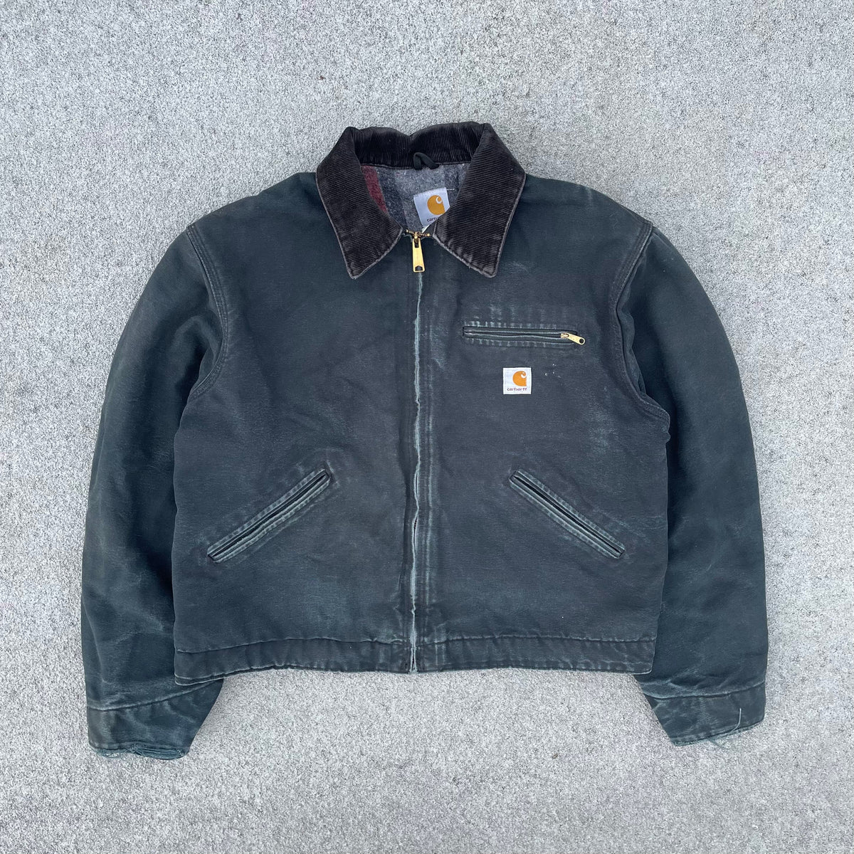 Vintage Carhartt Faded Black Detroit Jacket