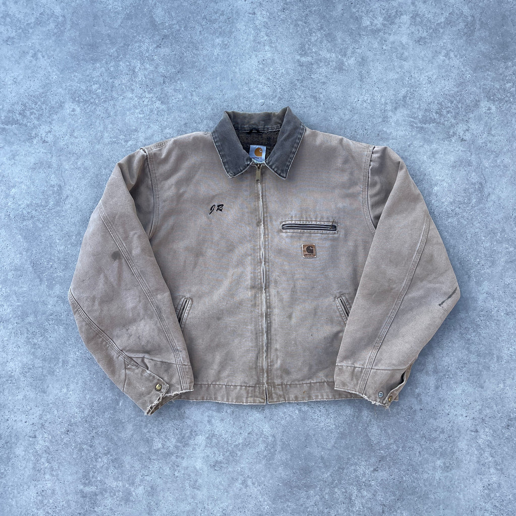 Vintage Carhartt Beige Detroit Jacket