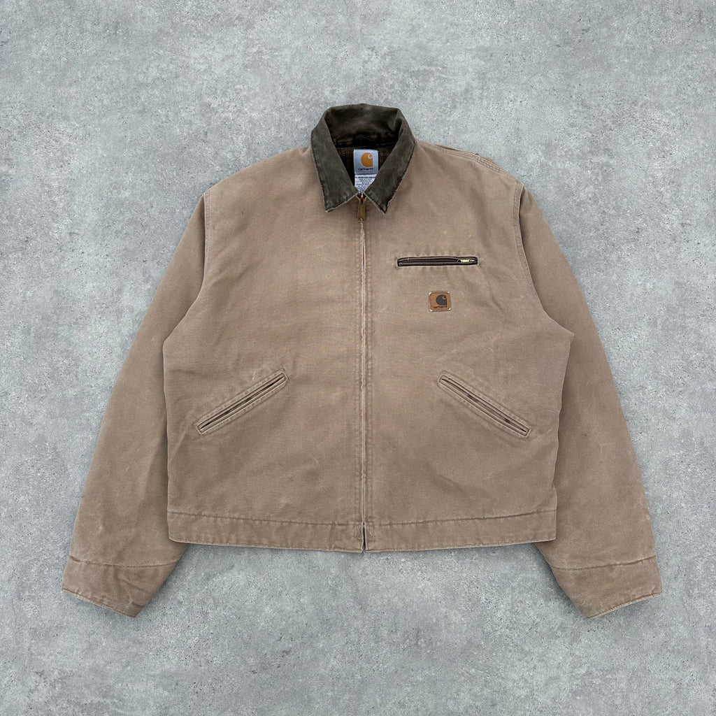 Vintage Carhartt Beige Detroit Jacket