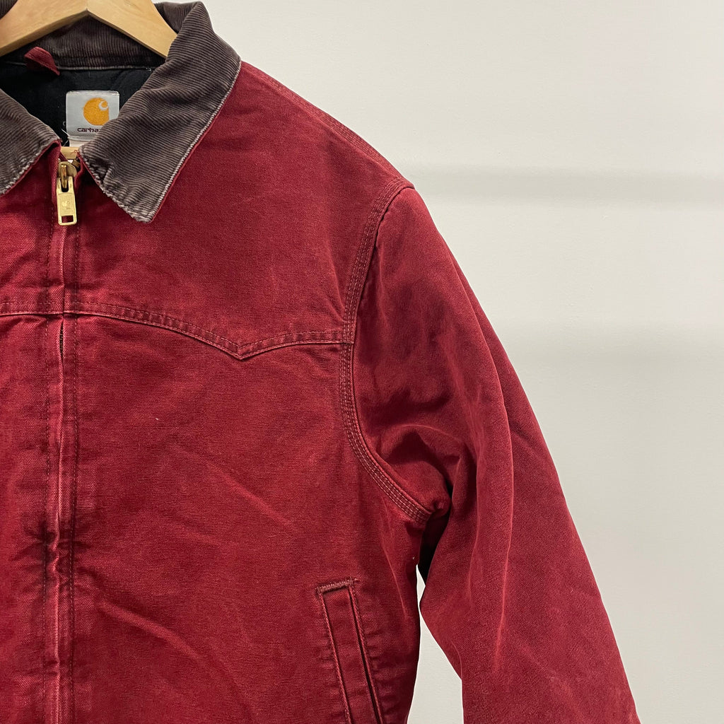 Vintage Carhartt Wine Red Santa Fe Jacket