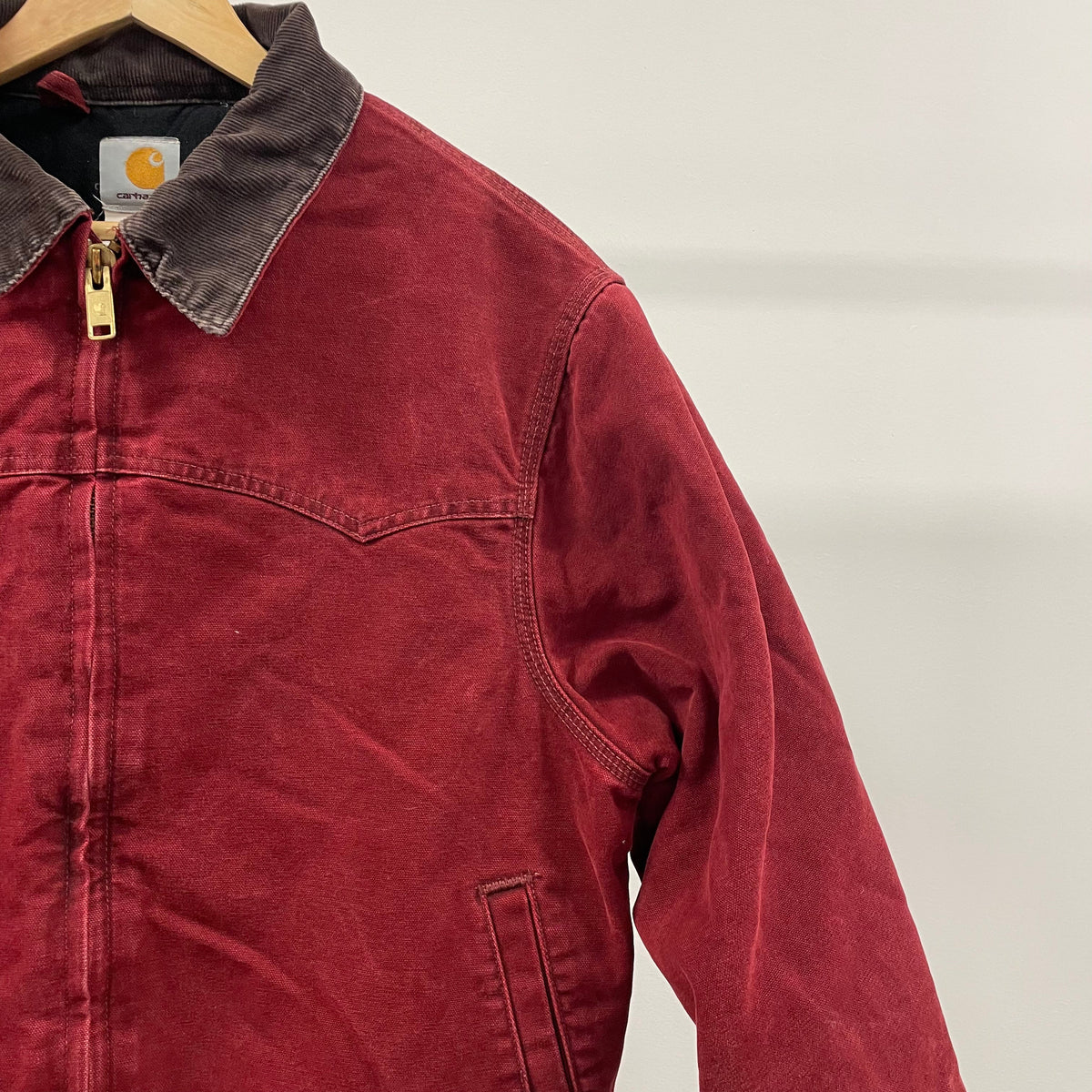 Vintage Carhartt Wine Red Santa Fe Jacket