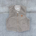 Vintage Carhartt Beige / Sand Brown Gilet Jacket