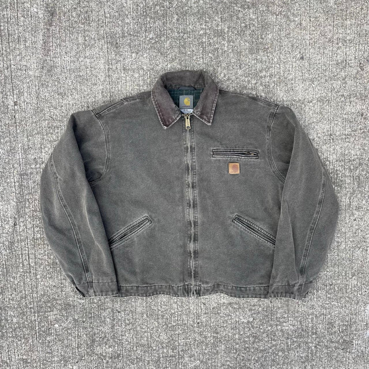 Vintage Carhartt Brown / Green Detroit Jacket