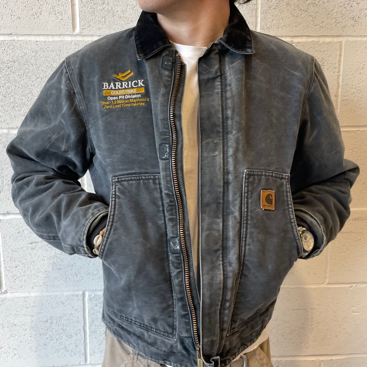 Vintage Carhartt Grey Chore Jacket