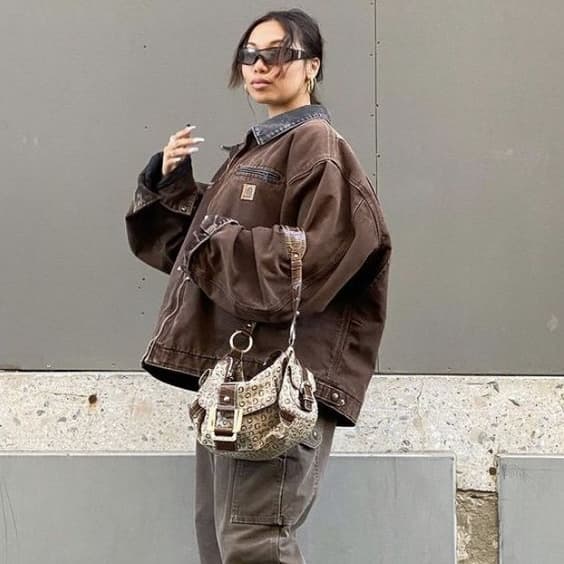 Vintage Carhartt Brown Detroit Jacket