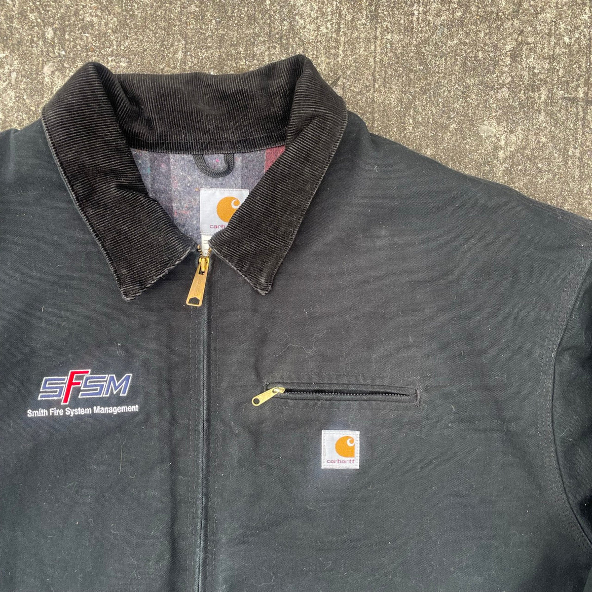 Vintage Carhartt Black Detroit Jacket