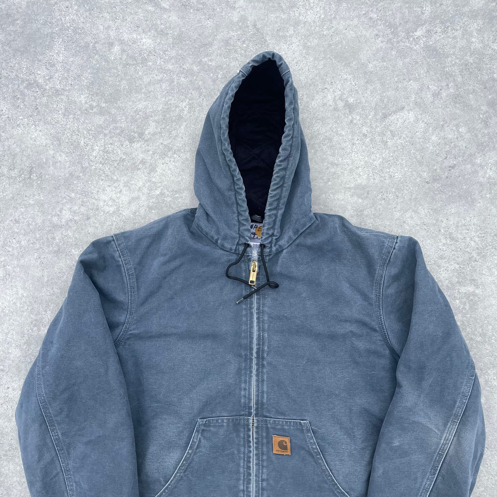 Vintage Carhartt Grey Hooded Jacket