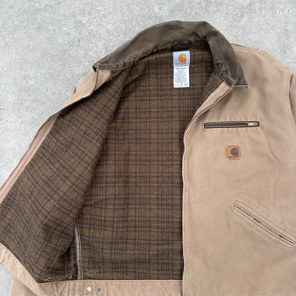 Vintage Carhartt Beige Detroit Jacket