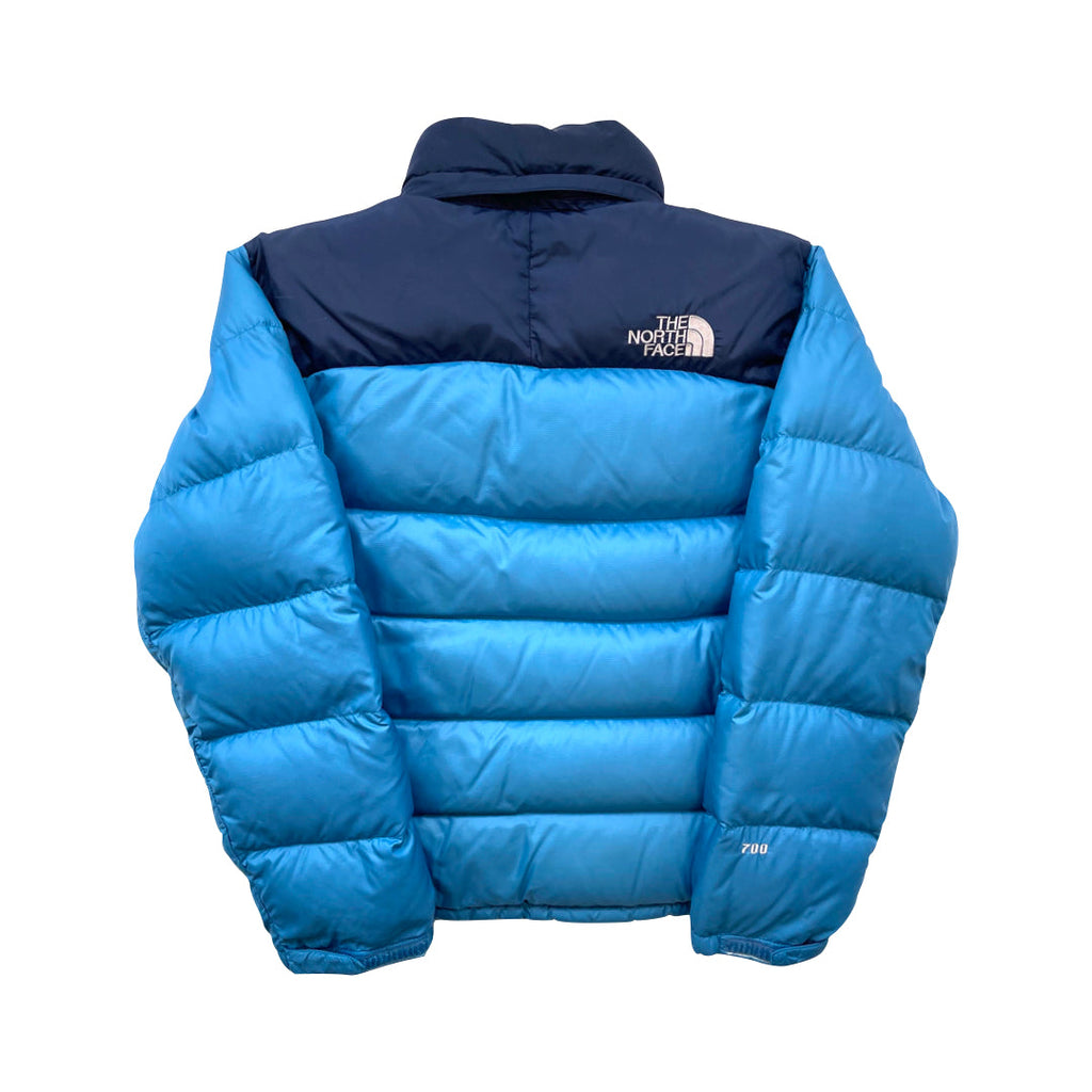 The North Face Blue N2 Puffer Jacket WITH STAIN