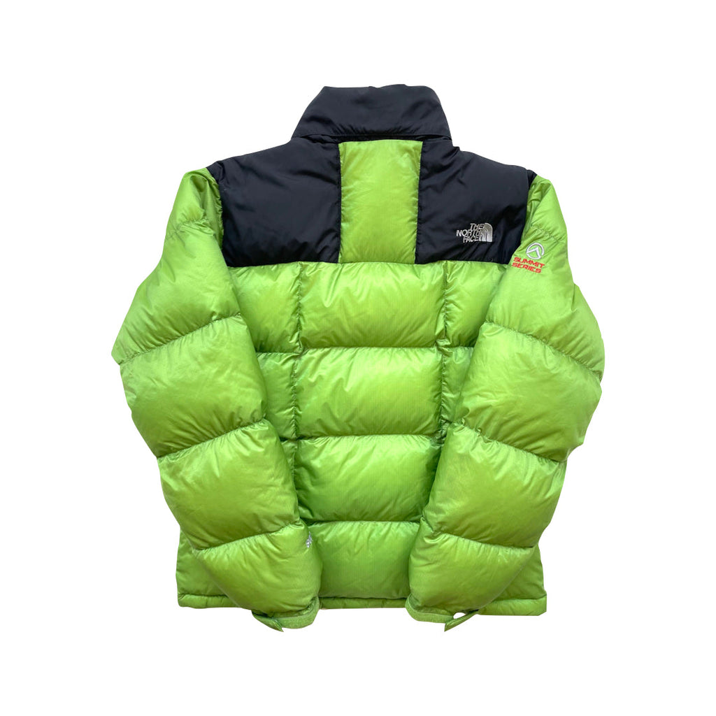 The North Face Green Lhotse Summit Series Puffer Jacket WITH STAIN