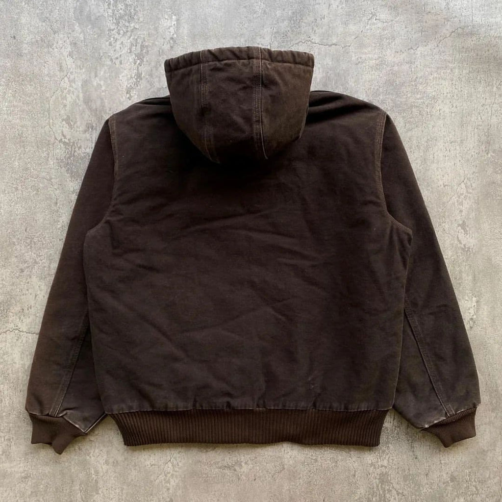 Vintage Carhartt Brown Hooded Jacket