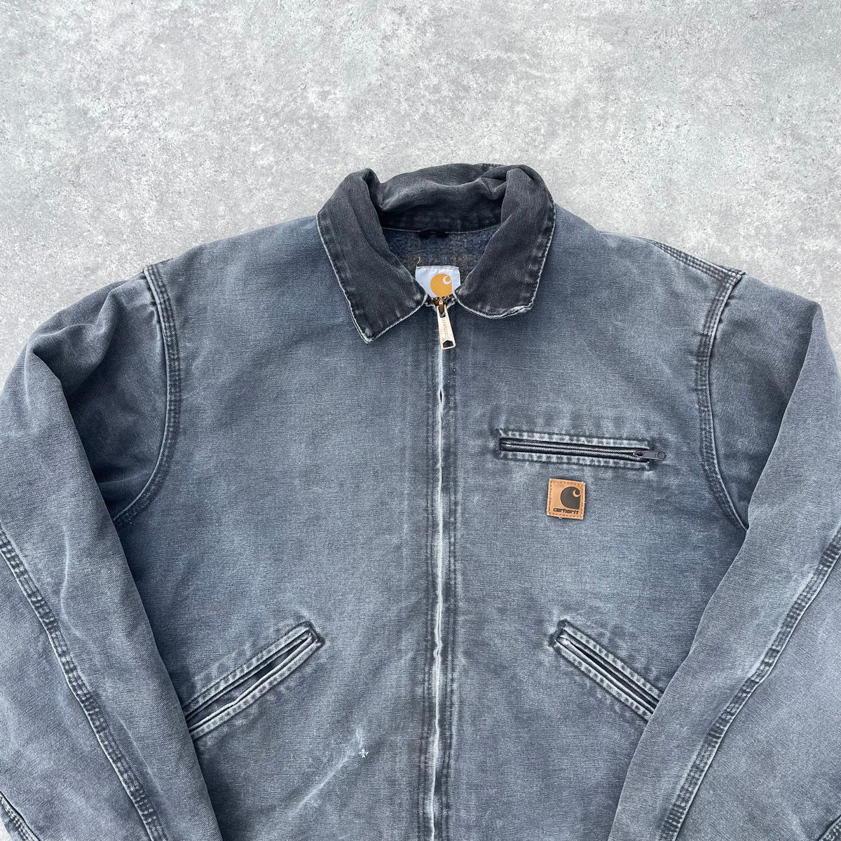 Vintage Carhartt Faded Grey Detroit Jacket