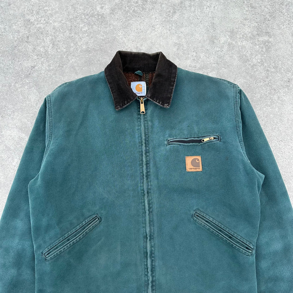 Vintage Carhartt Hunter Green HTG Detroit Jacket