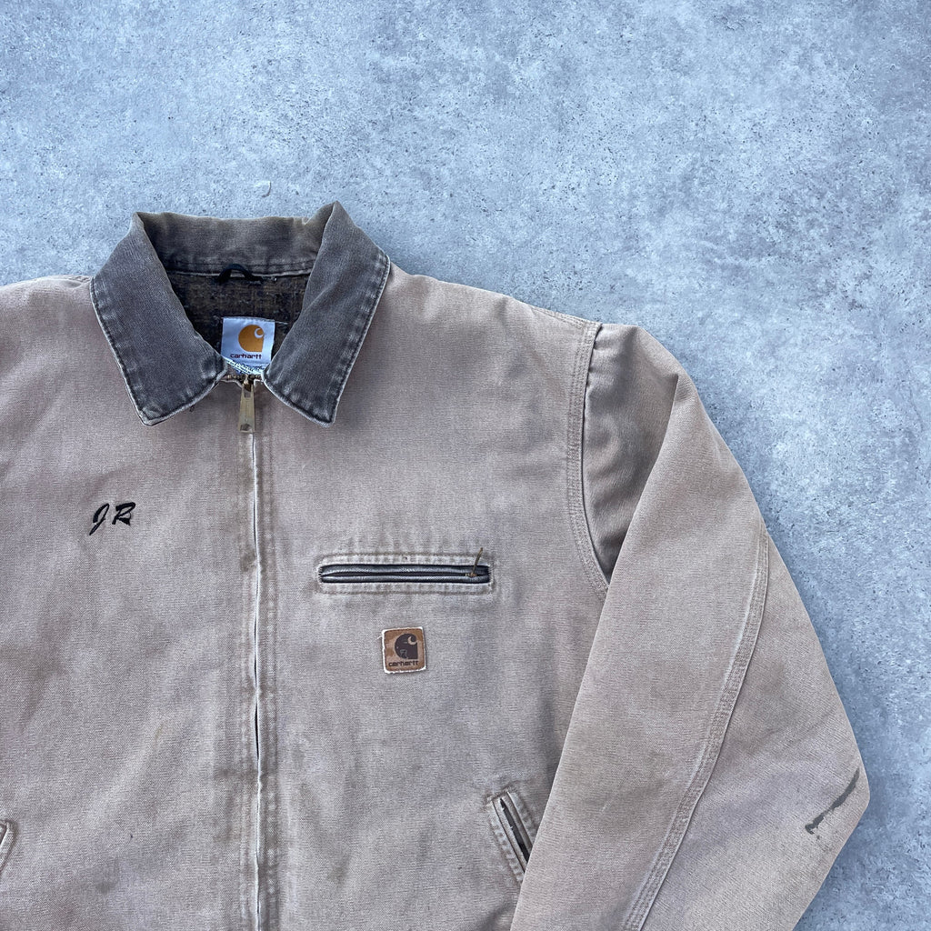 Vintage Carhartt Beige Detroit Jacket