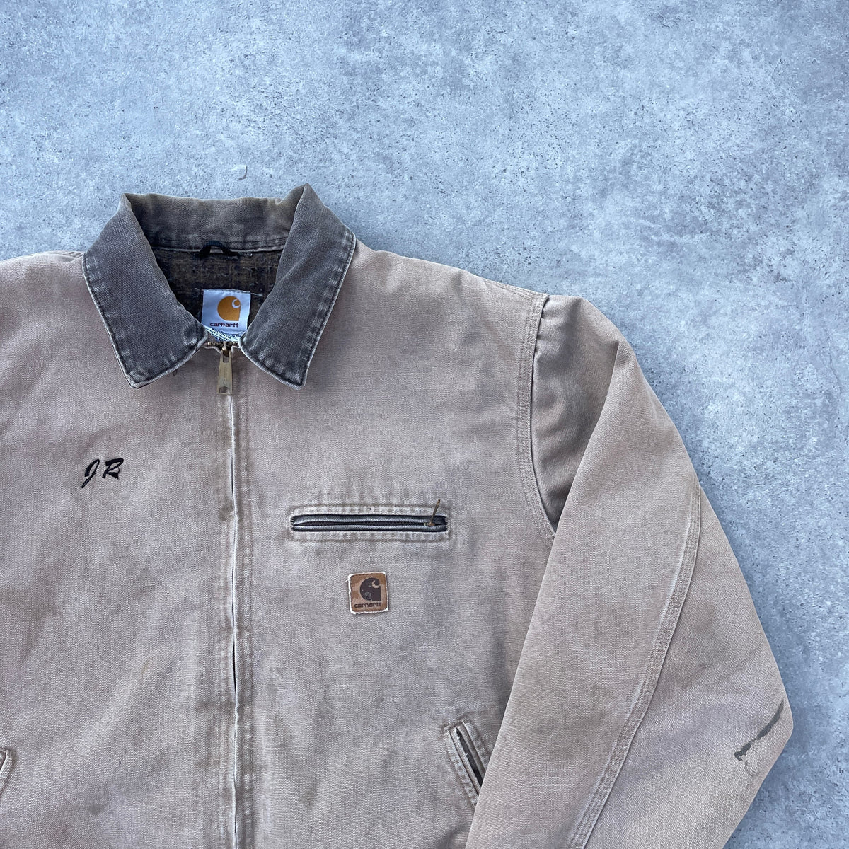 Vintage Carhartt Beige Detroit Jacket