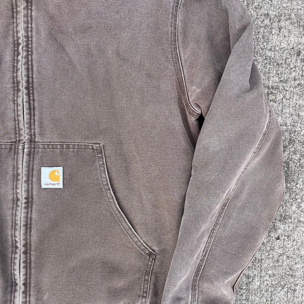 Vintage Carhartt Brown Hooded Jacket