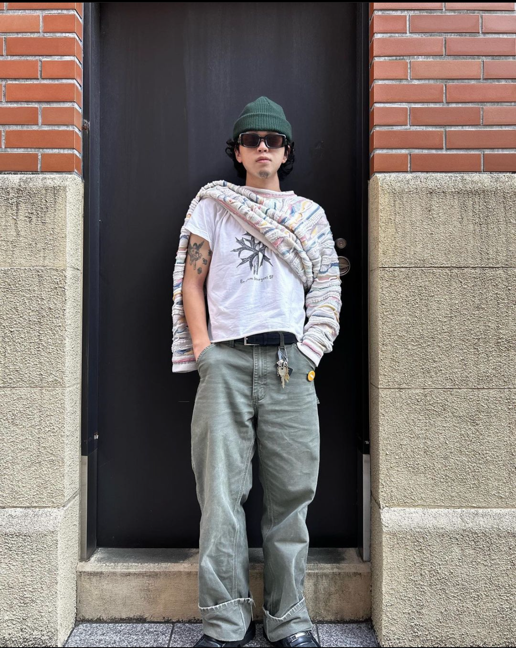 Vintage Carhartt Green Carpenter Trousers