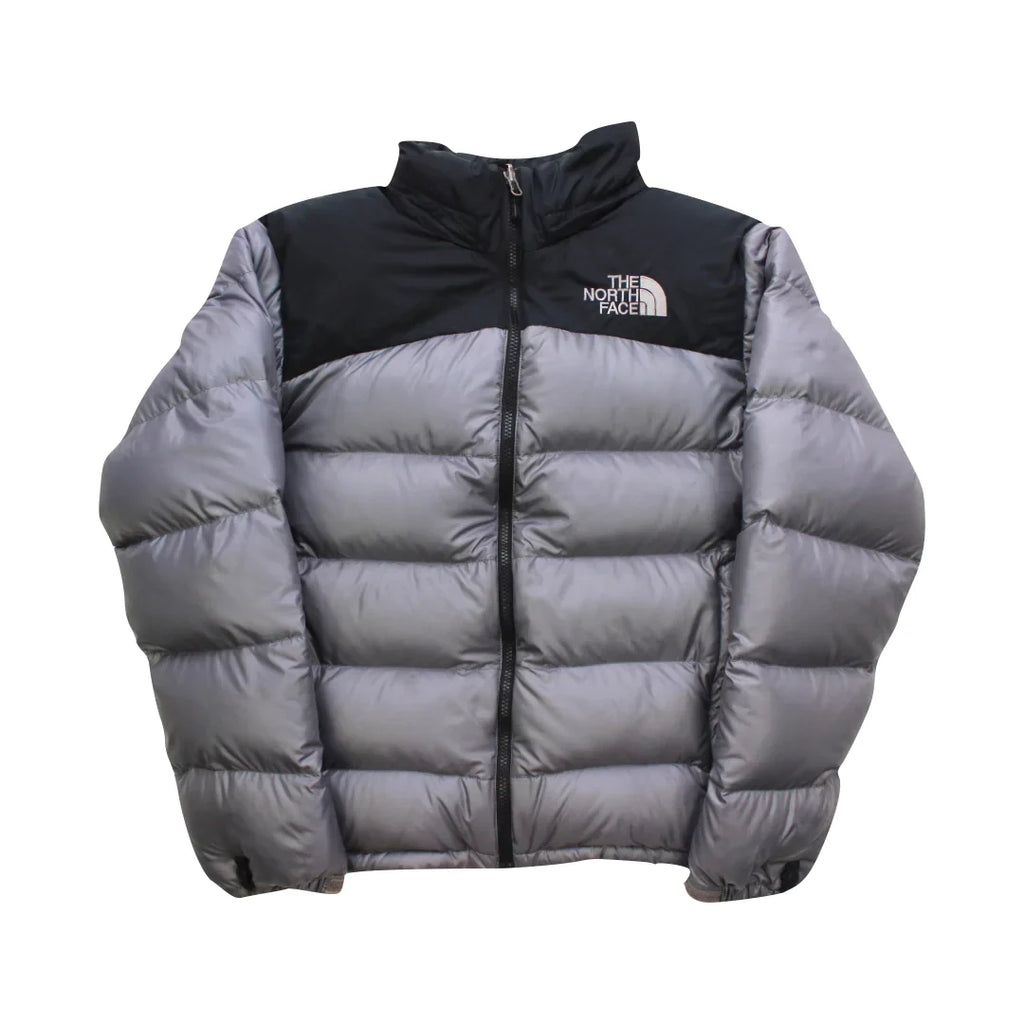 The North Face Grey N2 Puffer Jacket WITH STAIN