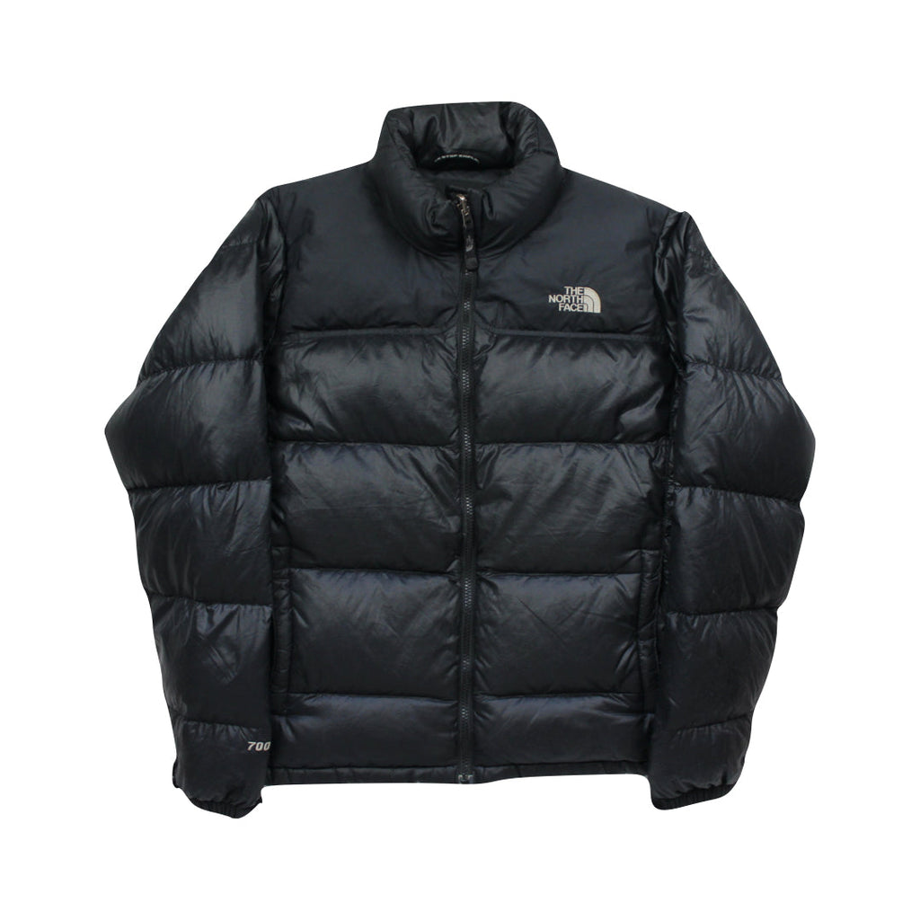 The North Face Womens Black Puffer Jacket WITH REPAIR