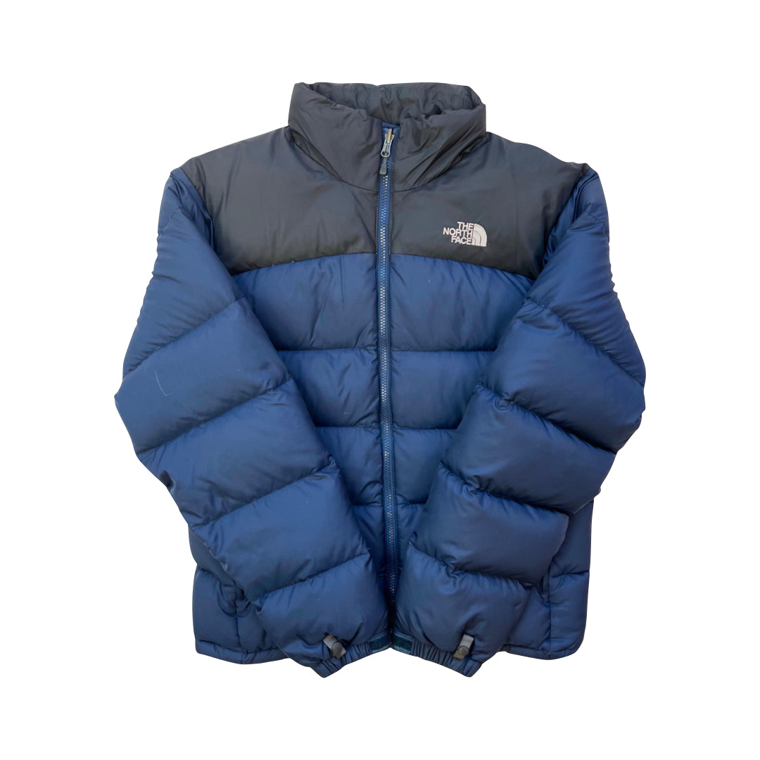 The North Face N2 Matte Navy Blue & Grey Puffer Jacket