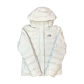 The North Face Women's Washed White Hooded Puffer Jacket
