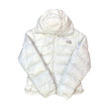 The North Face Women's White Hooded Puffer Jacket