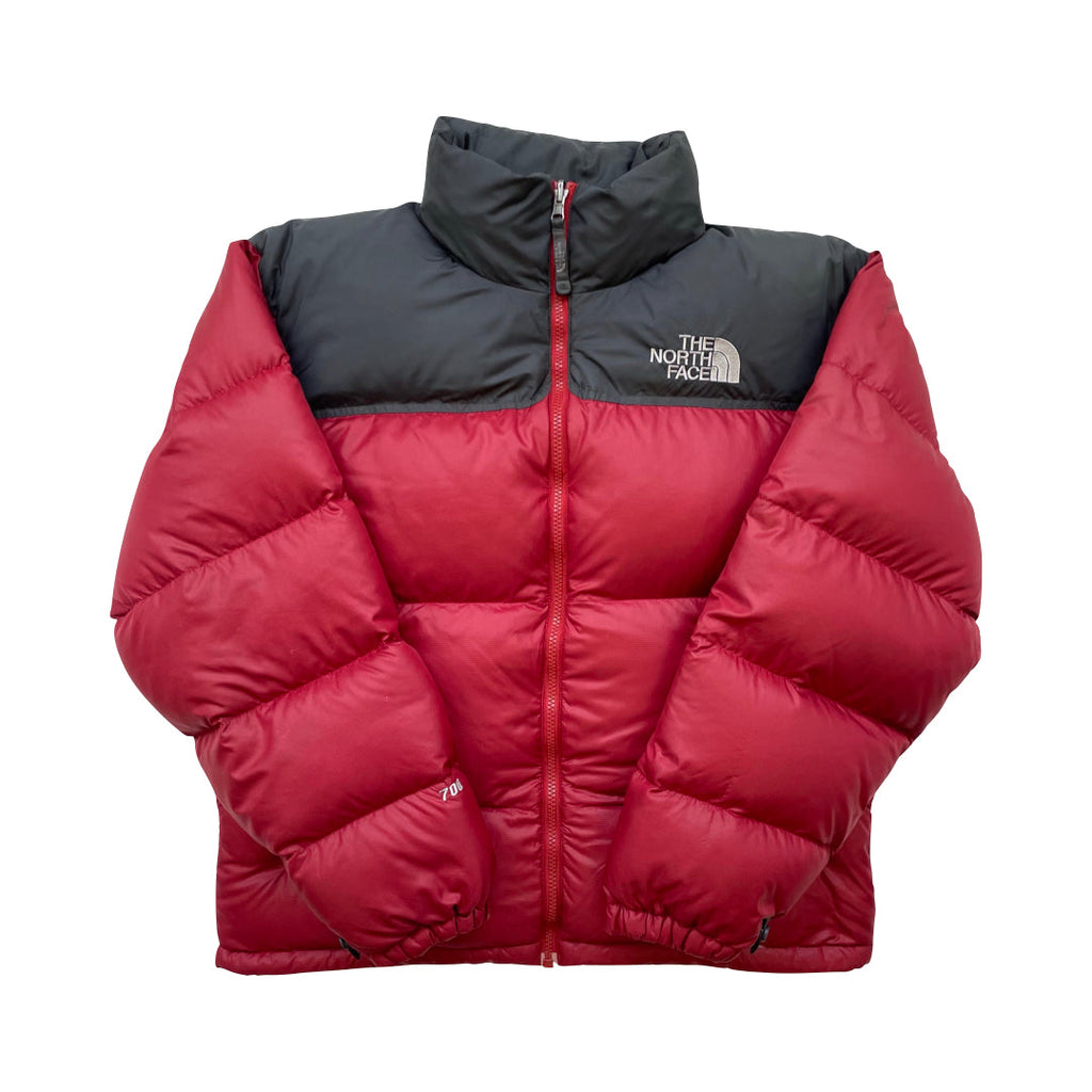 The North Face Light Maroon Red Puffer Jacket LESS PUFFY