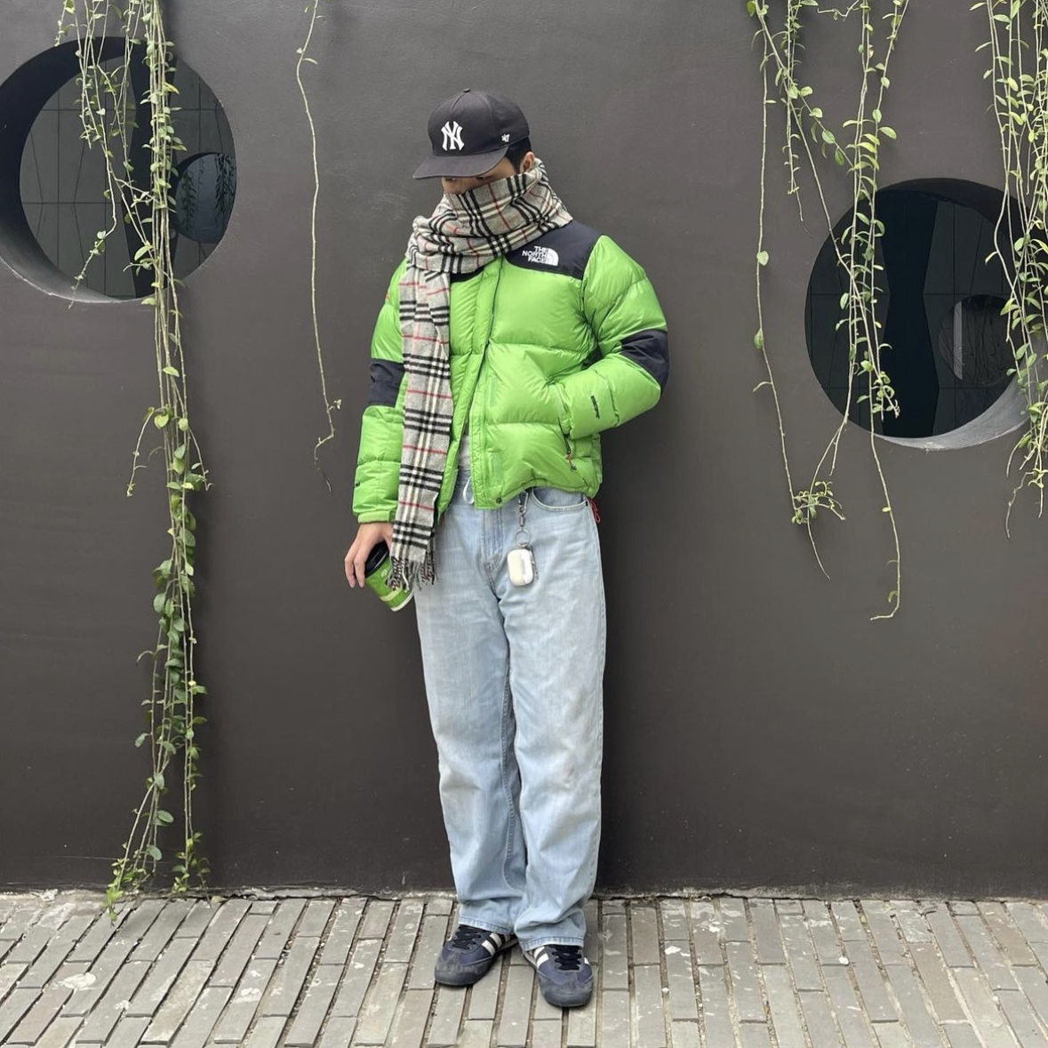 The North Face Lime Green Baltoro Puffer Jacket