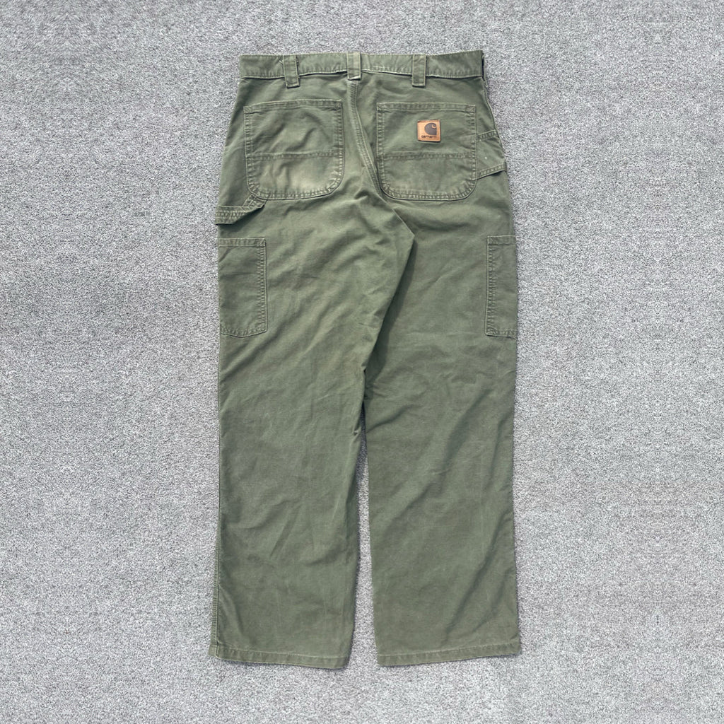 Vintage Carhartt Green Carpenter Trousers