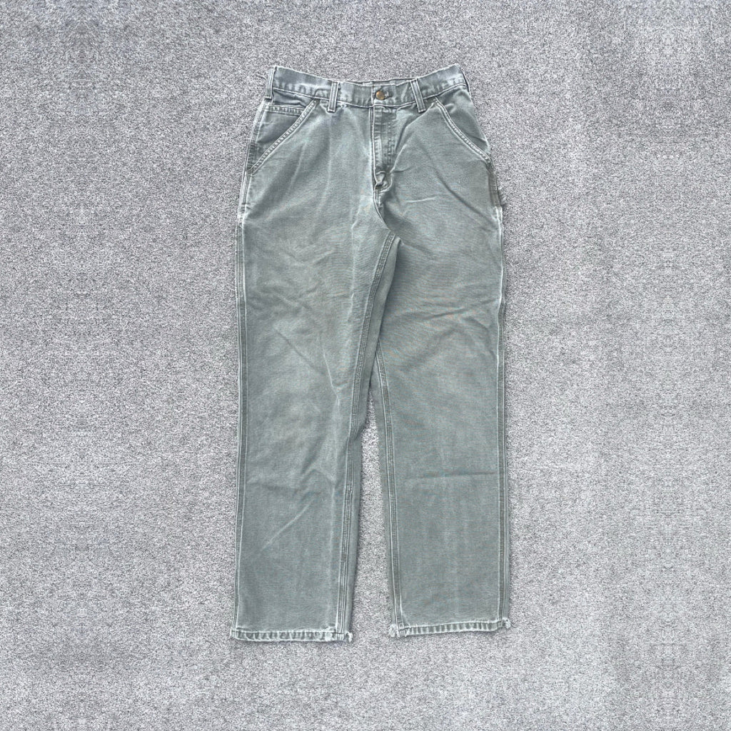Vintage Carhartt Faded Grey Carpenter Trousers