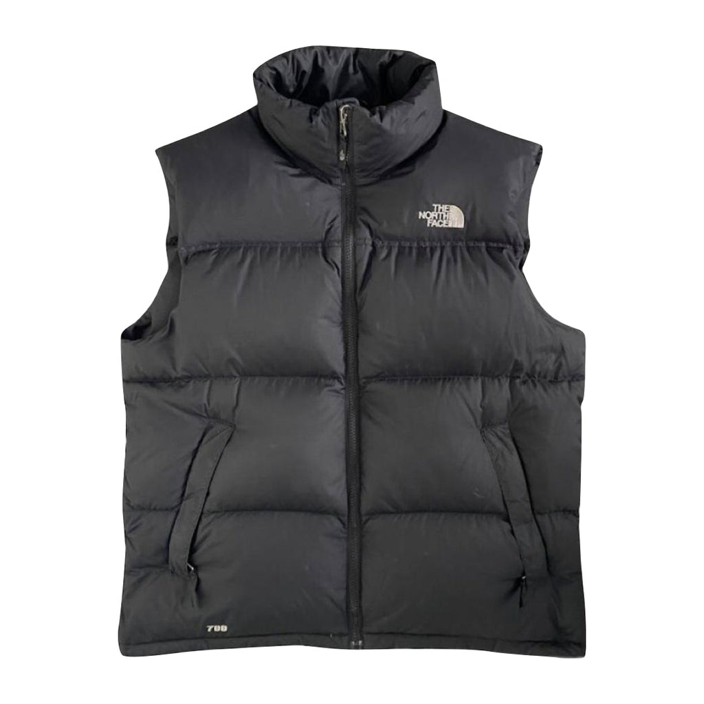 The North Face Matte Black Gilet Puffer Jacket