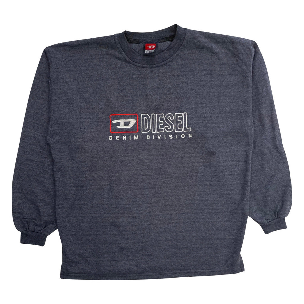 Diesel Blue Long Sleeve T-shirt