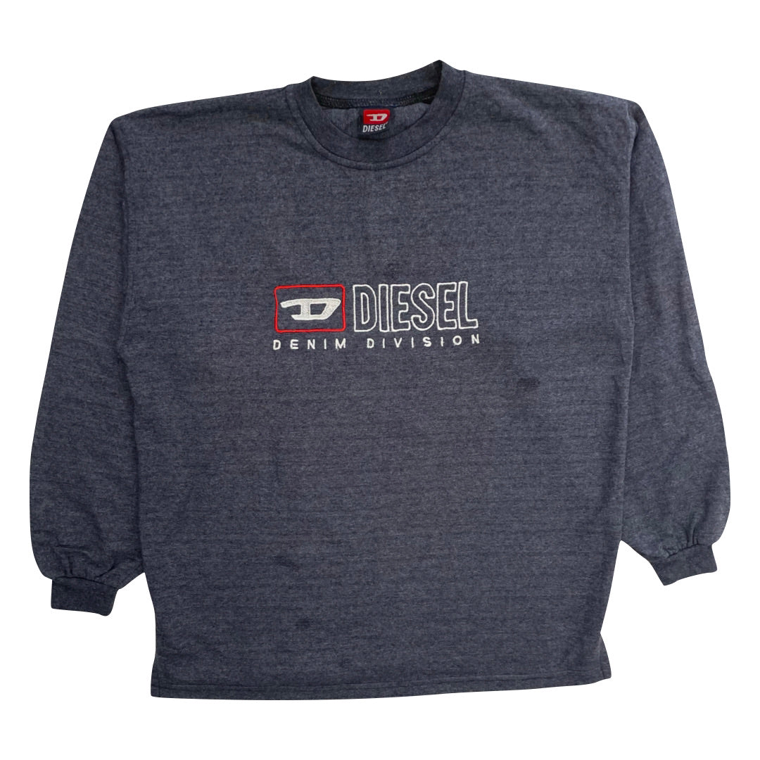 Diesel Blue Long Sleeve T-shirt