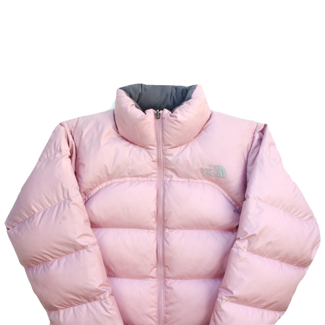 The North Face Womens Baby Pink Puffer Jacket