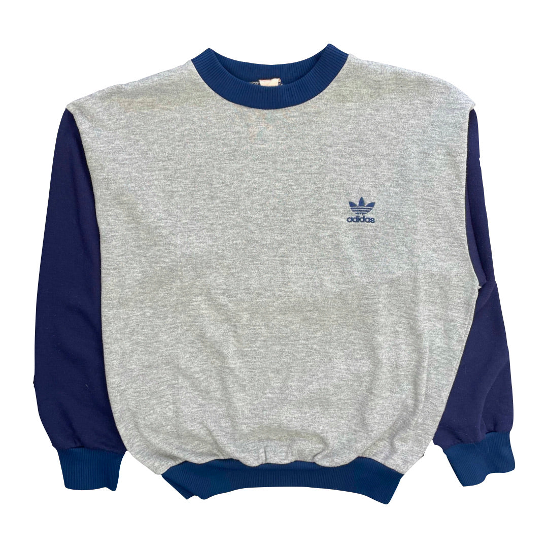 Adidas Grey / Navy Blue Sweatshirt