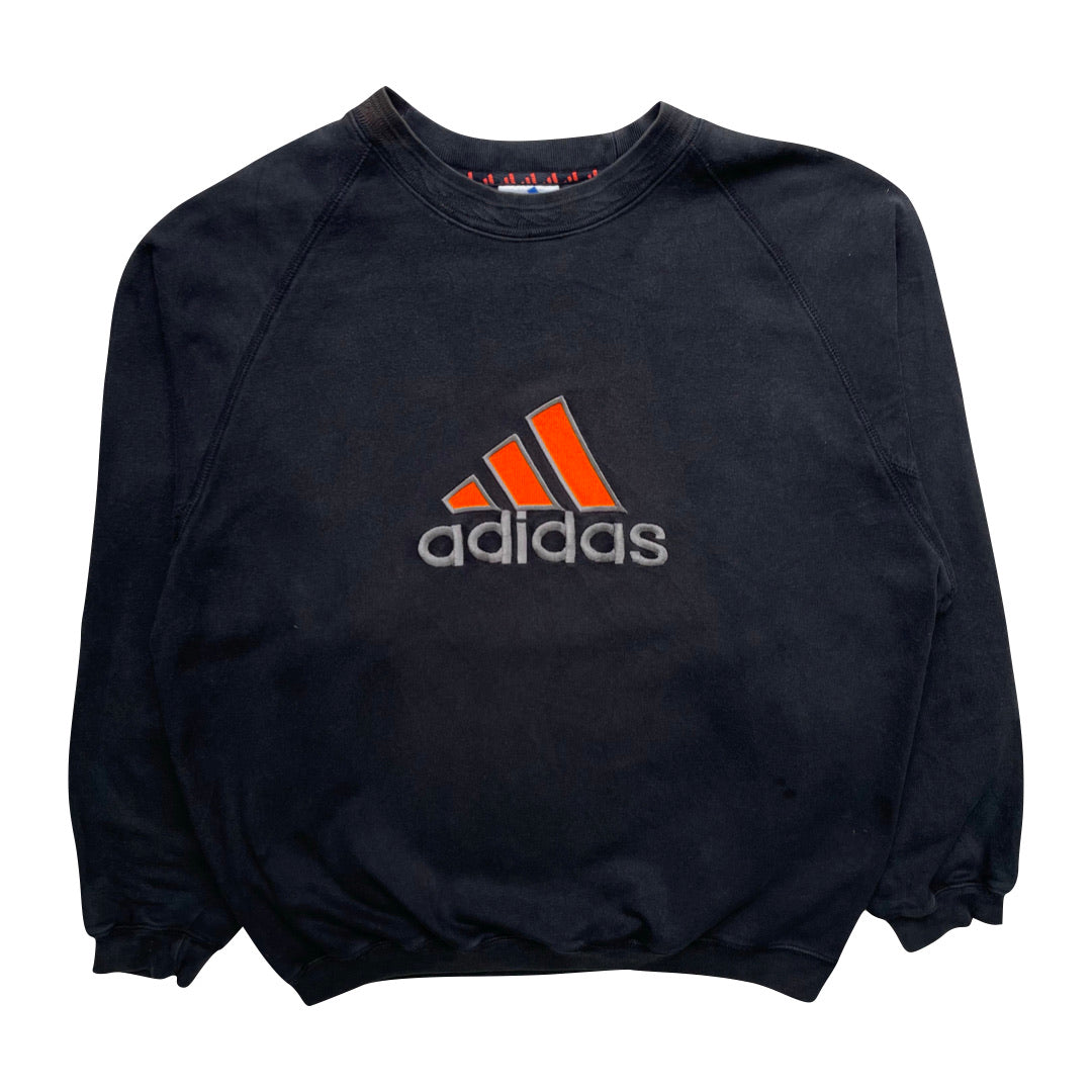 Adidas Black & Orange Sweatshirt