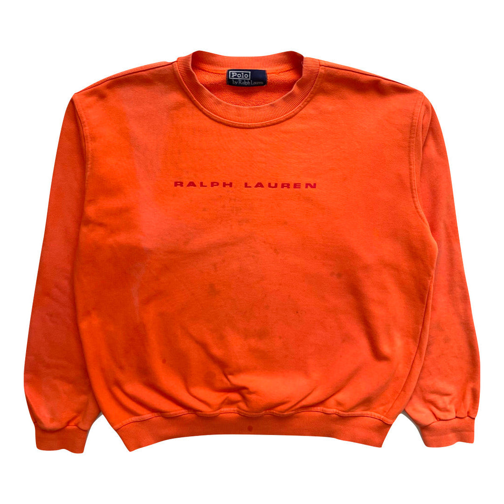 Ralph Lauren Polo Sport Orange Sweatshirt WITH MARK