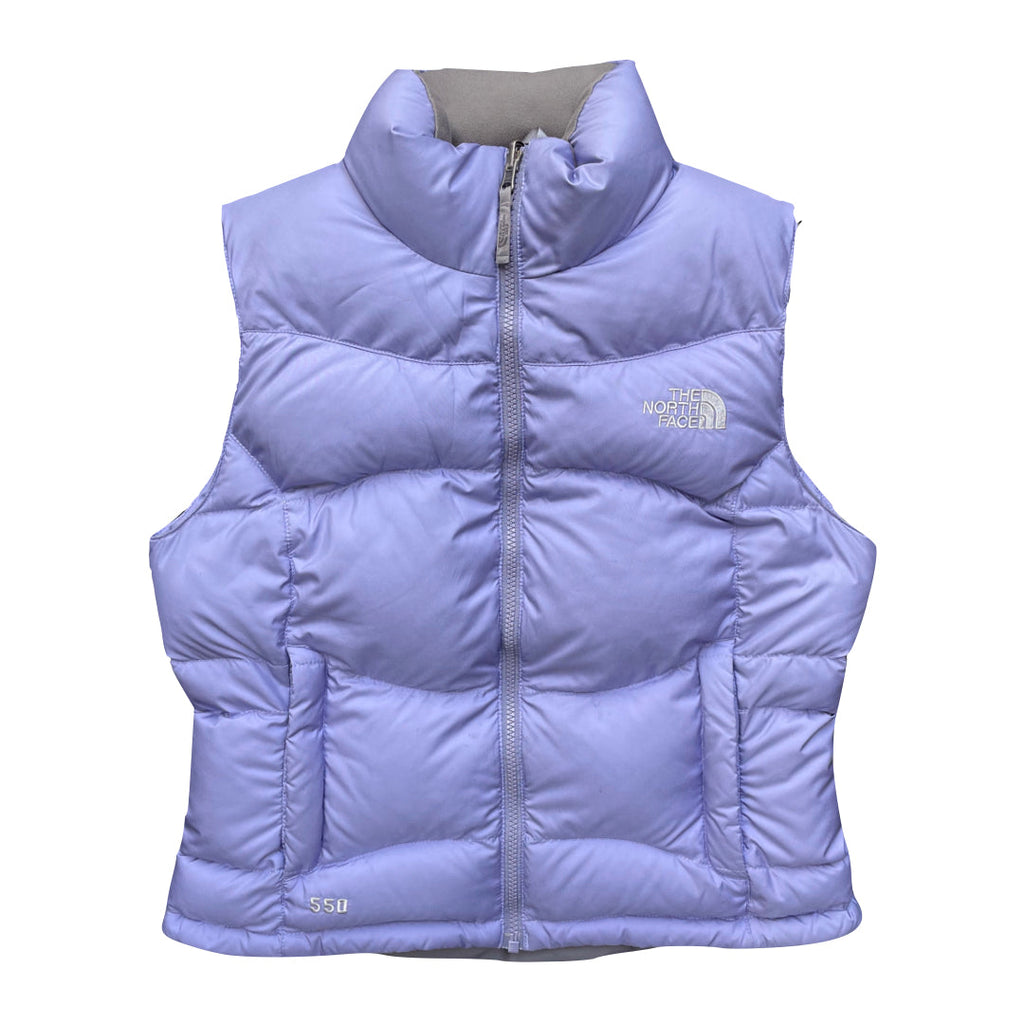 The North Face Women’s Baby Pink/ Lilac Purple Gilet Puffer Jacket
