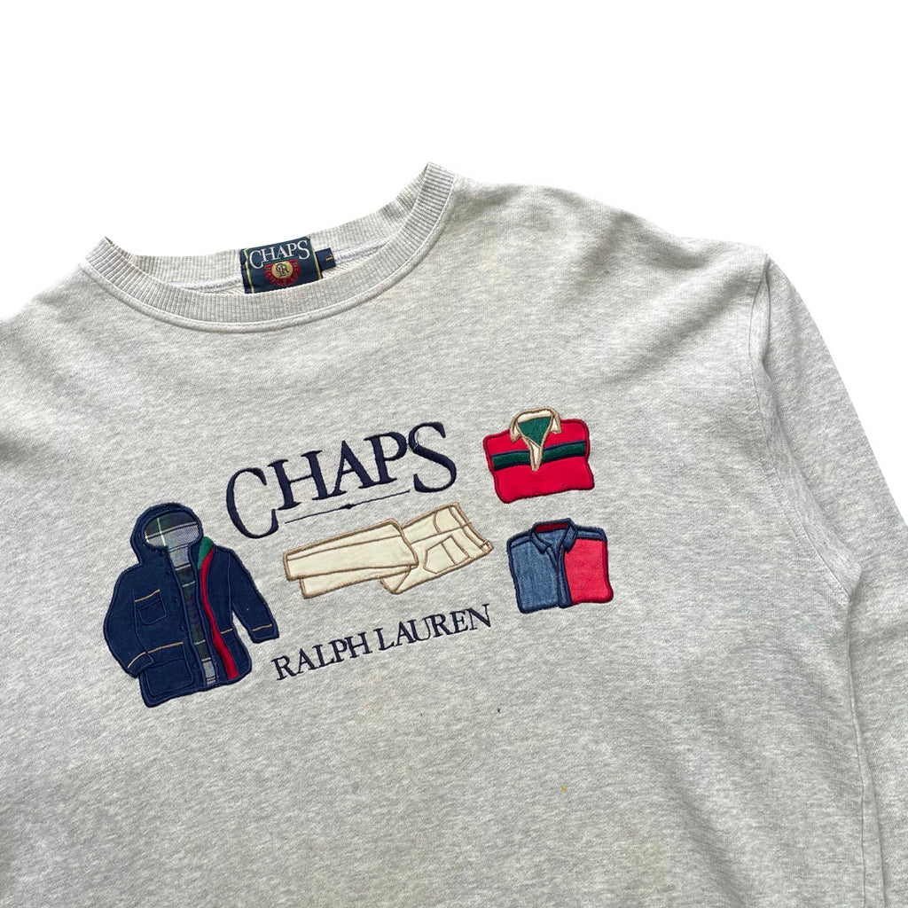 Ralph Lauren Chaps Grey Sweatshirt