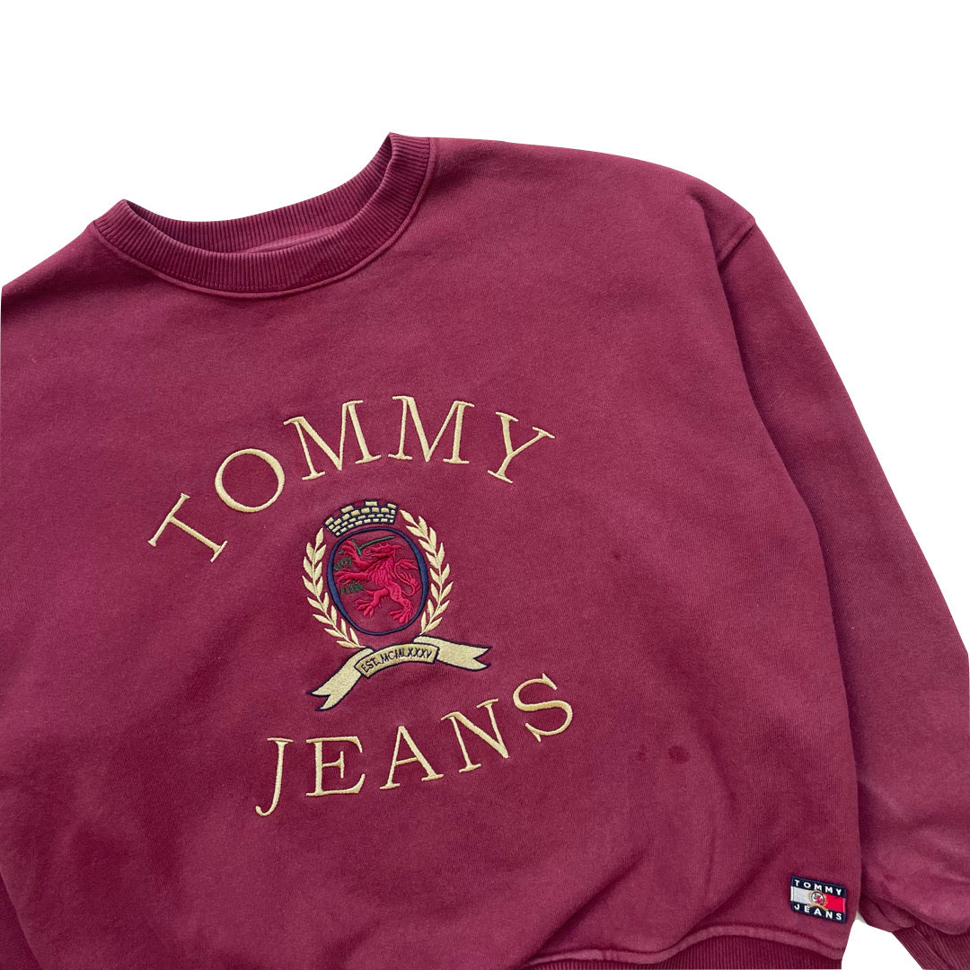 Tommy Hilfiger Maroon Red Sweatshirt