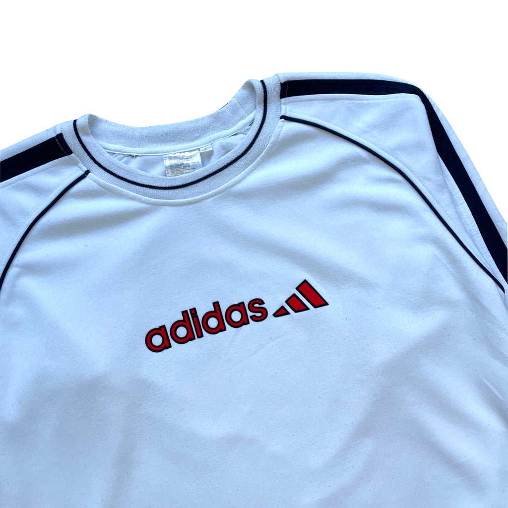 Adidas White Sweatshirt