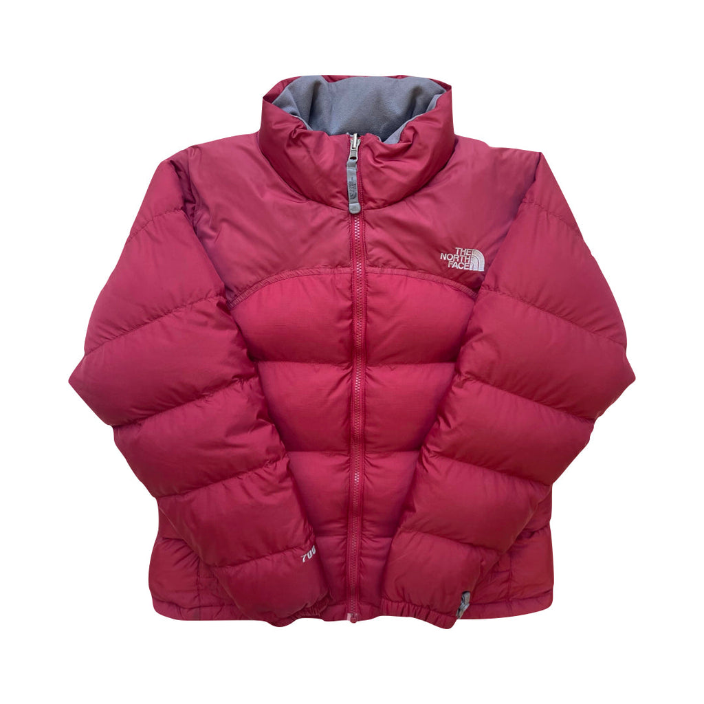 The North Face Women's Matte Red Puffer Jacket