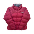 The North Face Women's Matte Red Puffer Jacket